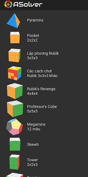 Hướng dẫn ứng dụng giải Rubik
