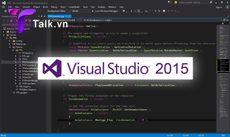 hướng dẫn Download Visual Studio 2015