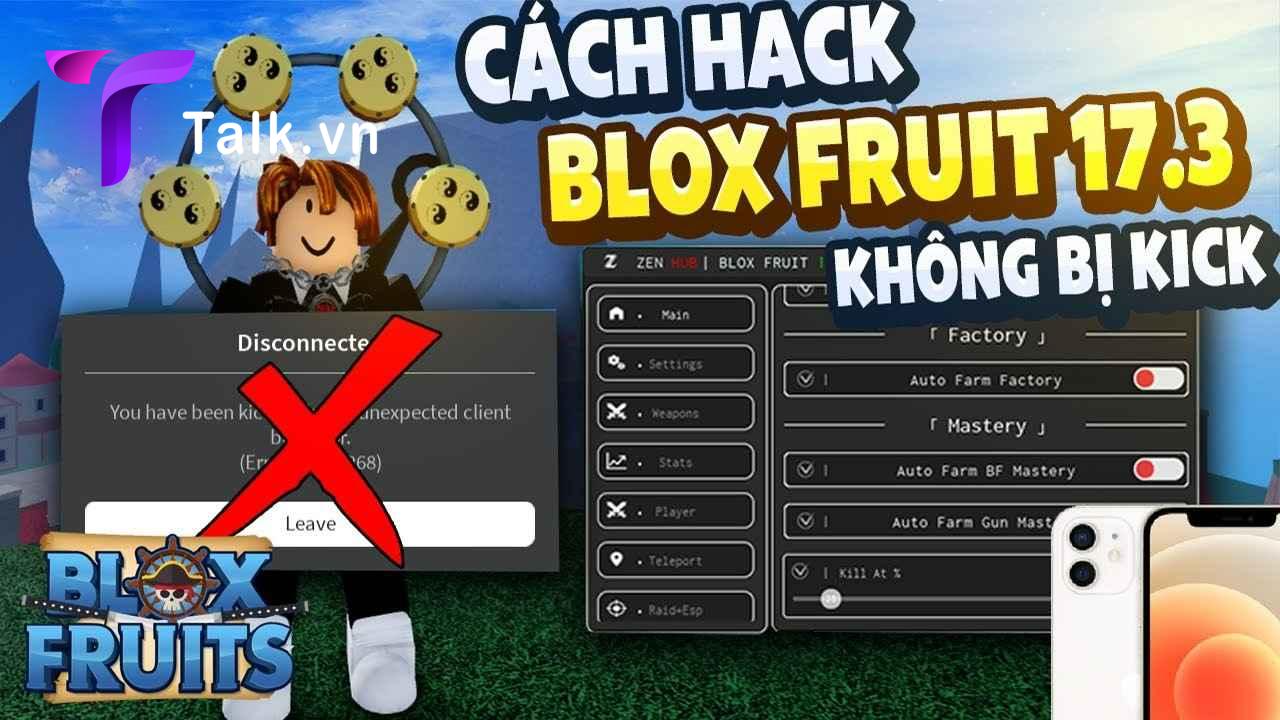 Khi Hack Blox Fruit có bị khóa acc không?