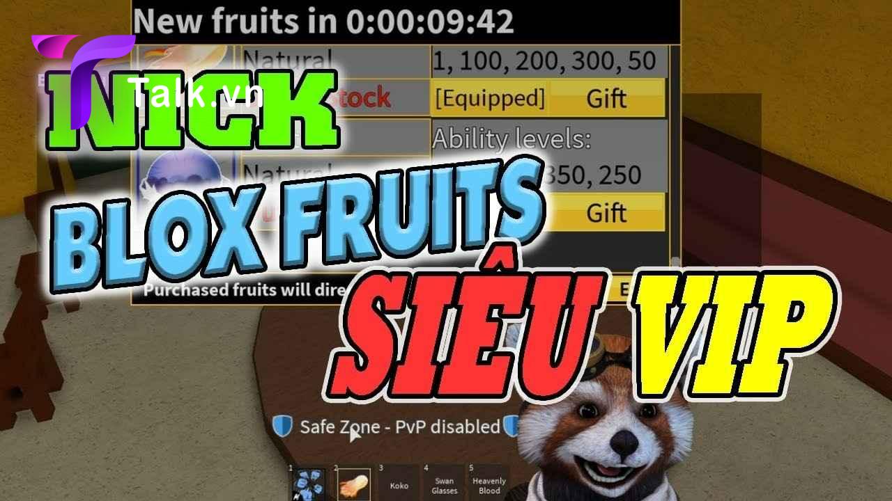 Acc Blox Fruit 2022 có sẵn shadow