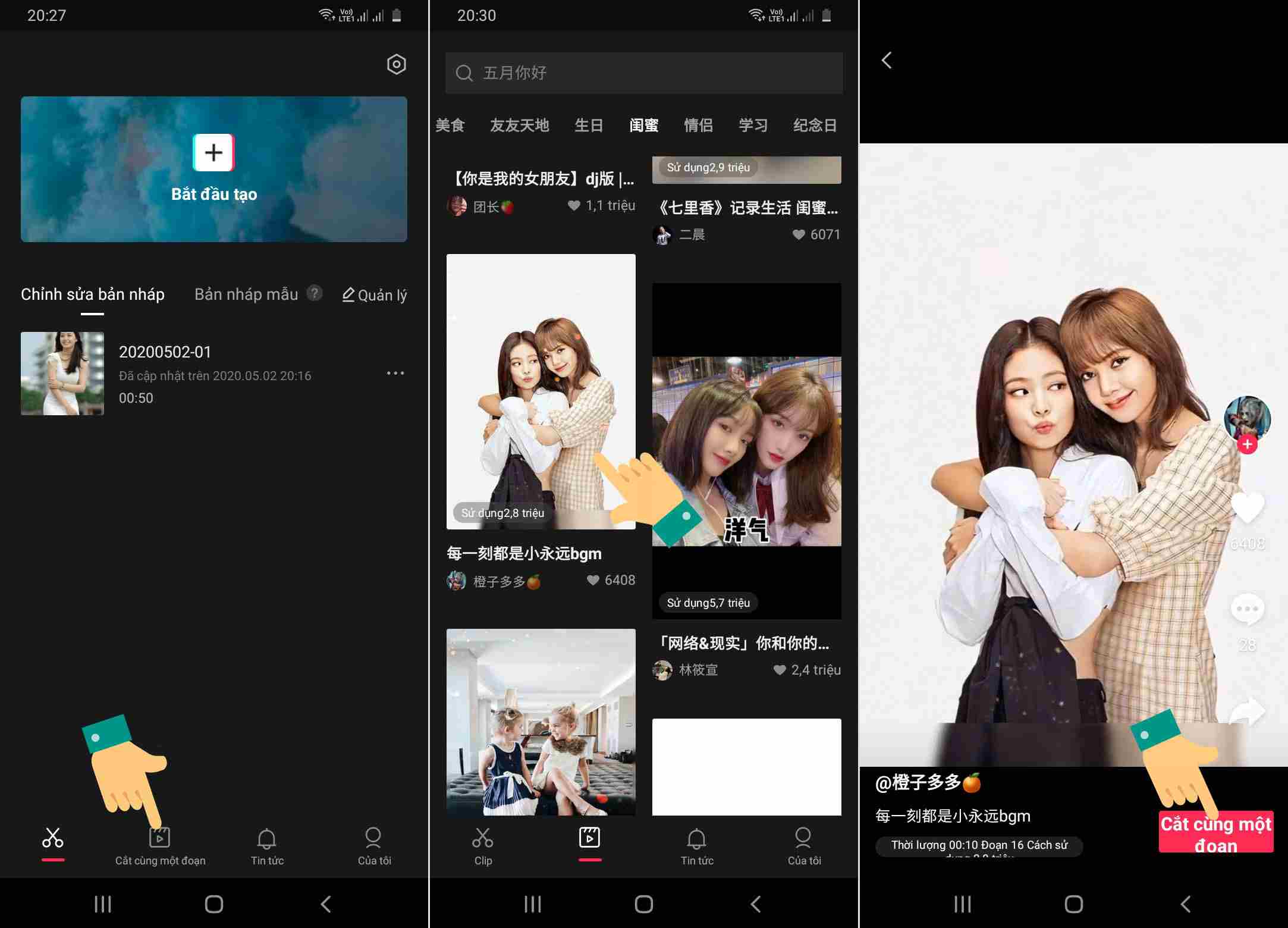 Giới thiệu ứng dụng chỉnh sửa video nổi nhất Trung Quốc