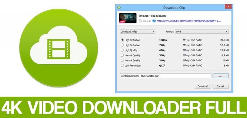 Download 4K Video Downloader Full Vĩnh Viễn miễn phí 2022