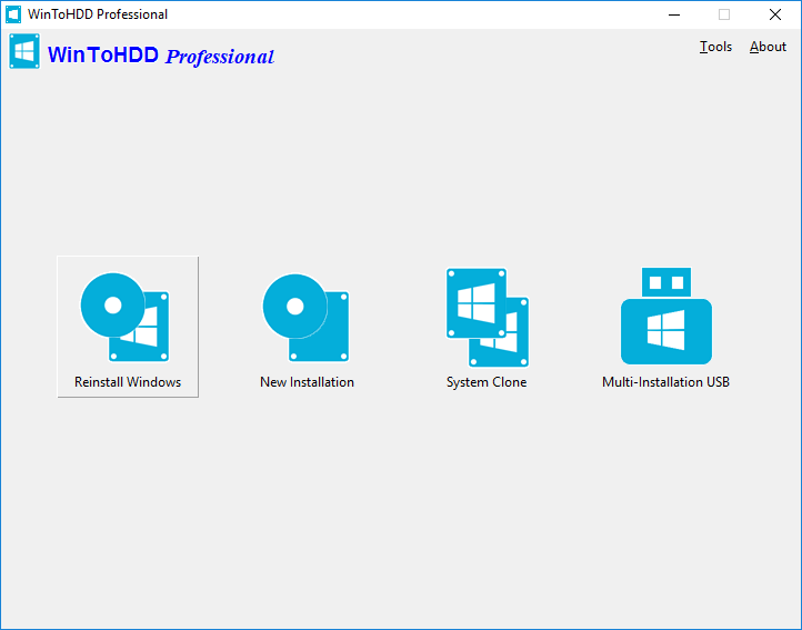 Tải phần mềm WinToHDD 4.4