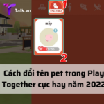 cách đổi tên pet trong play together