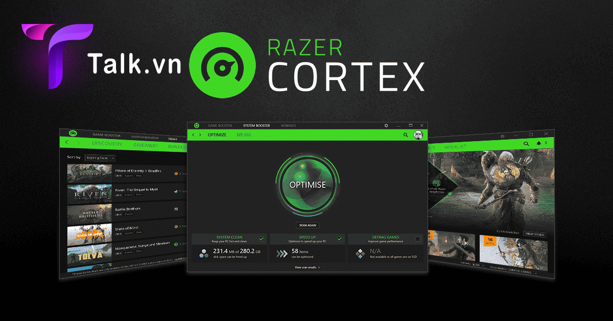 Razer Cortex: Boost - App giảm lag khi chơi game