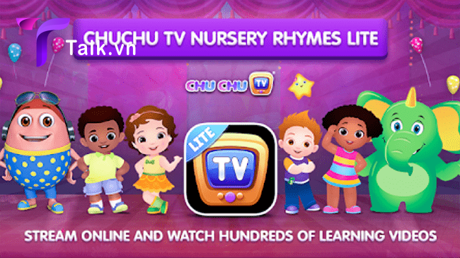 Chuchu TV Lite phần mềm học tiếng anh cho bé