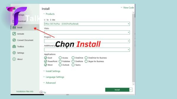 chon-instal-office-365-talk